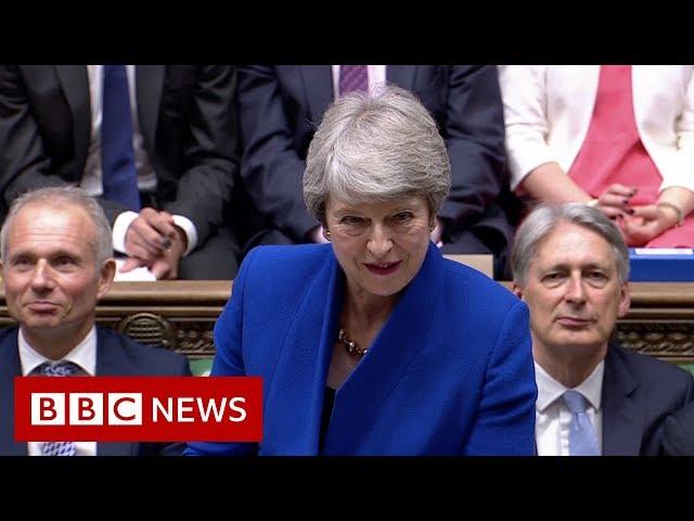 Theresa May's final PMQs - BBC News