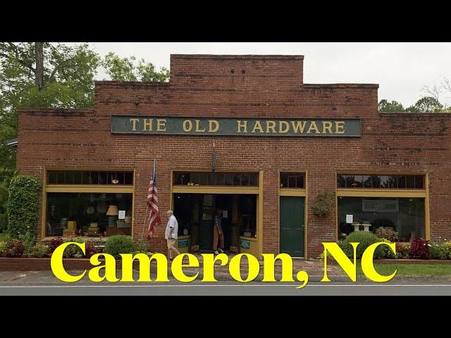 I'm visiting every town in NC - Cameron, North Carolina