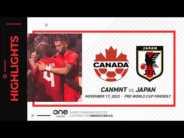 HIGHLIGHTS: CanMNT vs. Japan in pre-World Cup friendly (Nov. 17, 2022)