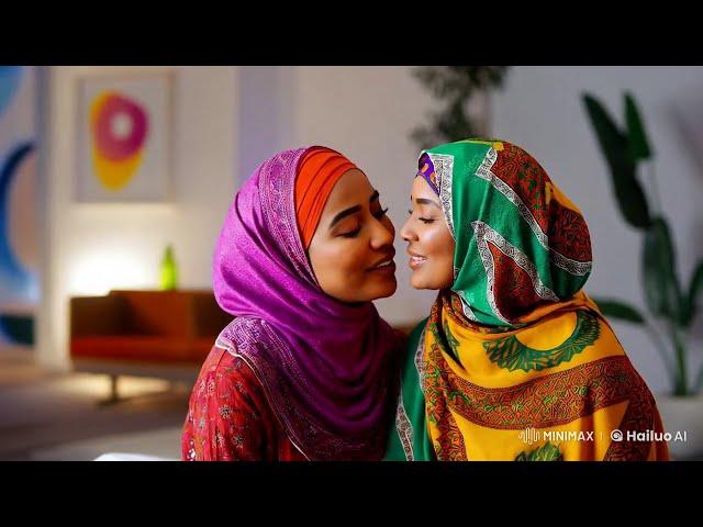 Brazillian Hijab Lesbian Kissing  #lesbian #lgbt