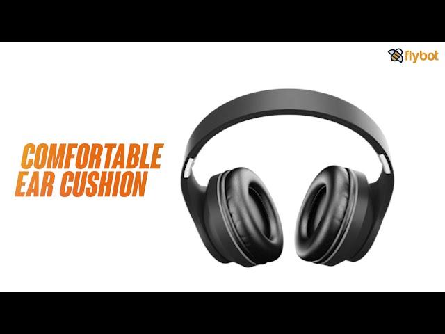 Flybot Rock Over-Ear Bluetooth Headphone with  IPX 5 Sweat Proof