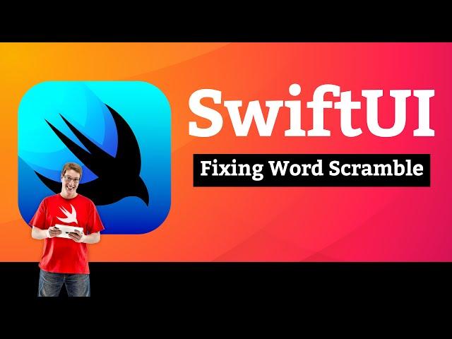 Fixing Word Scramble – Accessibility SwiftUI Tutorial 6/7