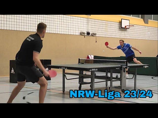 Ungewöhnliche toll anzusehende Technik sorgt für klasse Ballwechsel - Ben Graner vs Jörg Bäumer