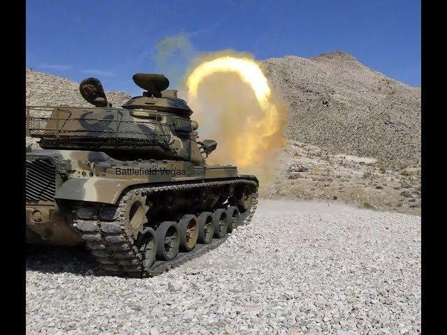 M60 Patton tank LIVE FIRE