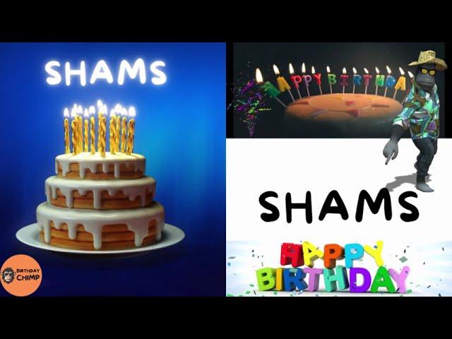 SHAMS Happy Birthday Song and Dance - It's Your Birthday - Happy Birthday to You SHAMS