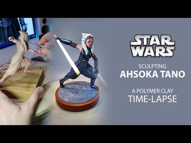 Ahsoka Tano Sculpture in Polymer Clay - Star Wars