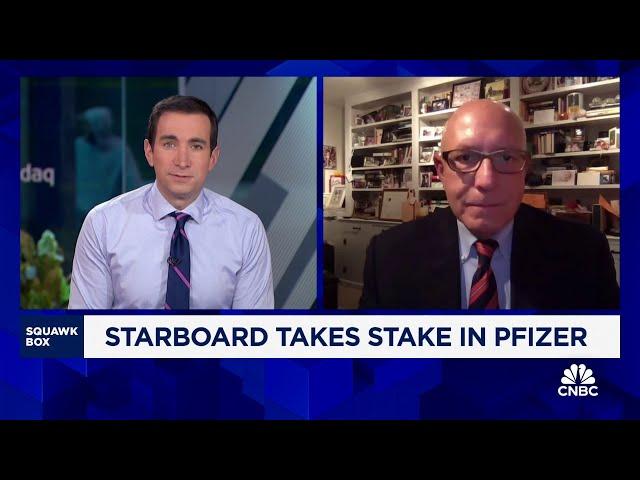 Starboard's stake in Pfizer 'doesn't make any sense to me at all', says Dartmouth's Paul Argenti