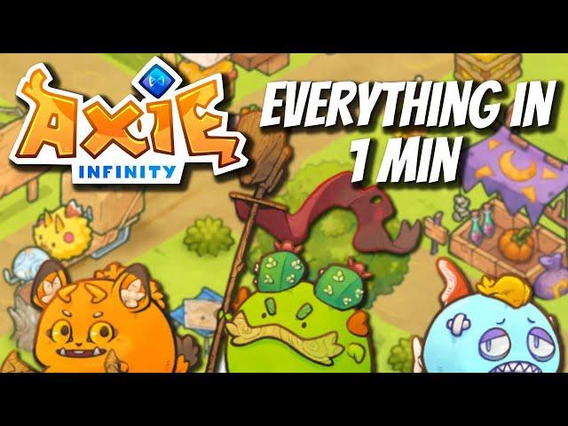 AXIE INFINITY -  Everything you need to know in 1 min!