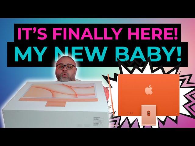 iMac M1 20211 Orange Unboxing | 4 The Love Of Tech