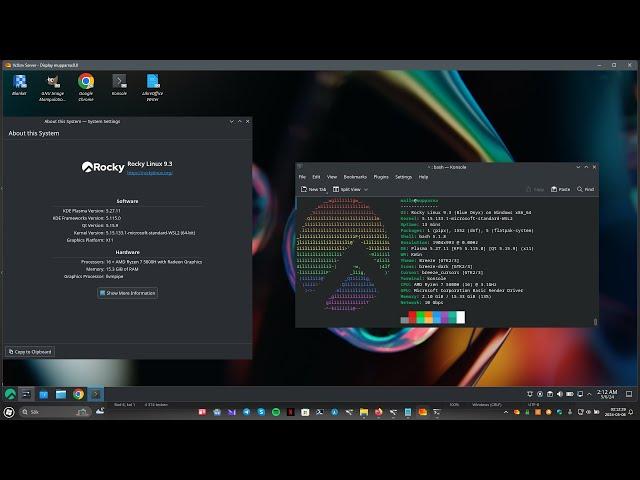 RockyLinux 9 KDE - How to install KDE  plasma via WSL and Windows 11 - YouTube 2024 - GWSL