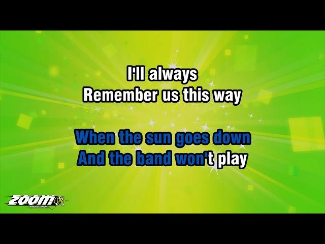 Lady Gaga - Always Remember Us This Way - Karaoke Version from Zoom Karaoke