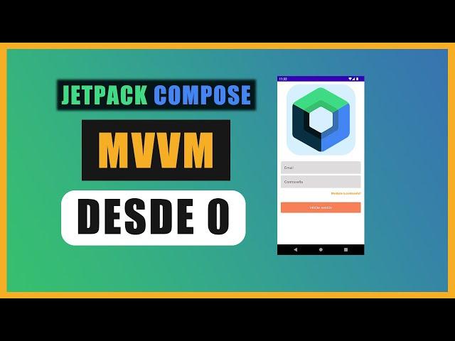 MVVM con JETPACK COMPOSE desde CERO - TUTORIAL - Ejemplo Login con arquitectura MVVM en Android