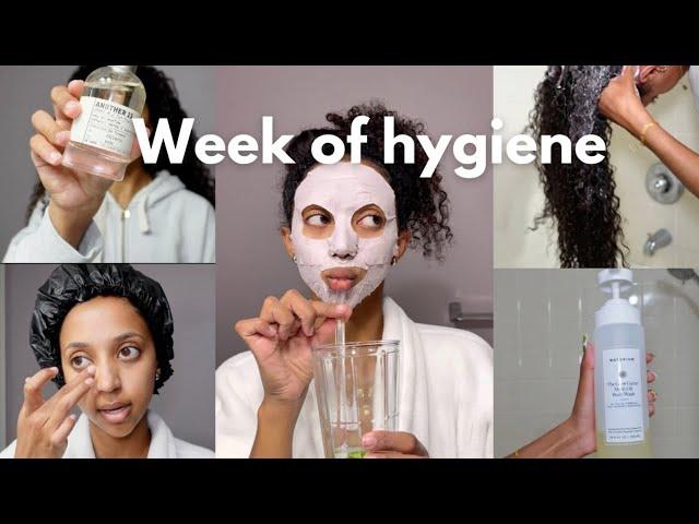 A week of hygiene | Self care routine, daily shower routine, oral & skincare |