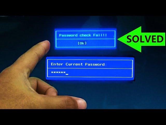 How to Remove BIOS Password on Windows Computers (100% Working Method)