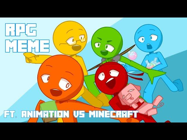 RPG Meme || (FAN-MADE) Alan Becker Animation vs Minecraft