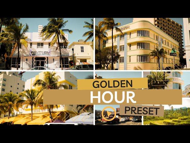 Golden Hour - Free Lightroom Preset | Free DNG | Lightroom Mobile Tutorial