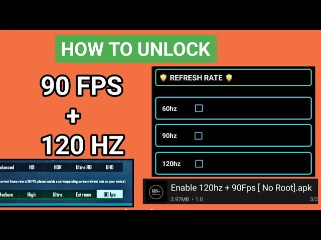 How To Boost Gaming Performance + 120 Hz Refresh Rate Any Phone | Fps Booster Script