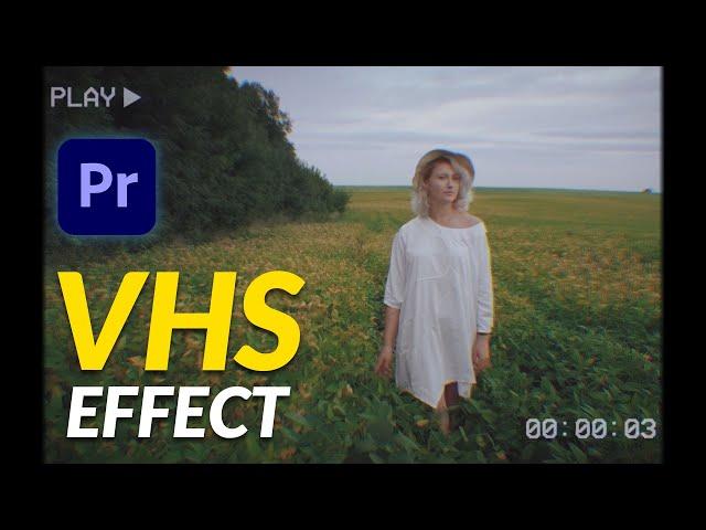 VHS Effect Premiere Pro | Premiere Pro Tutorial  (Beginner)