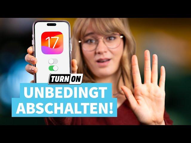 Diese Einstellungen in iOS 17 müsst ihr SOFORT ändern!