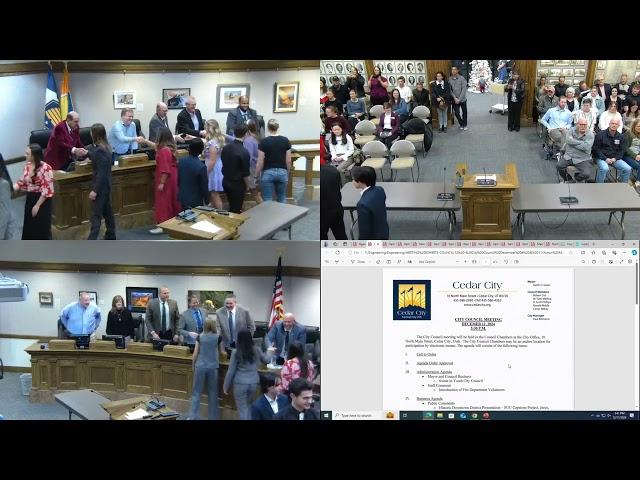 Cedar City Council Meeting - December 11, 2024 (complete)