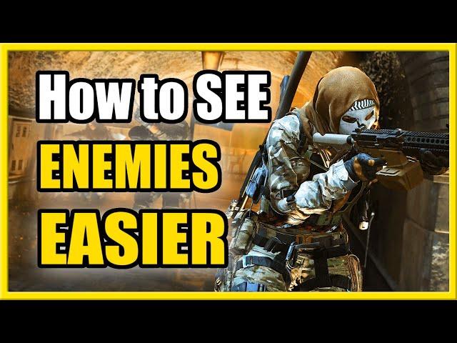 How to SEE ENEMIES BETTER in COD WARZONE 2 (FidelityFX CAS Setting)