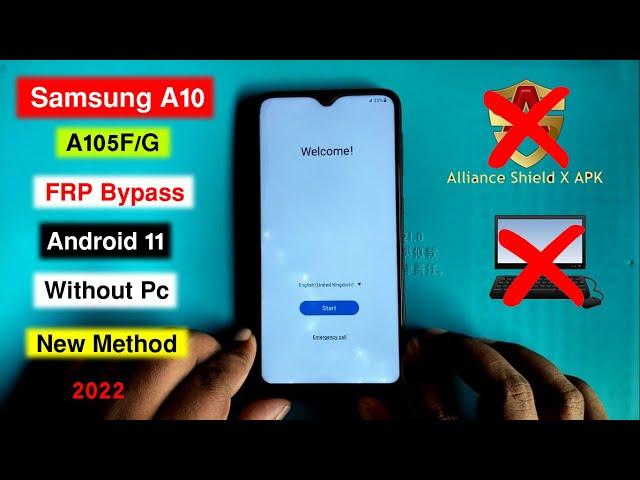 Samsung A10 (A105F/G) Android 11 FRP Bypass Without Pc | Samsung A105F/G Gmail Lock Remove 2022