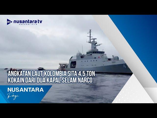 Angkatan Laut Kolombia Sita 4,5 Ton Kokain Dari Dua Kapal Selam Narco