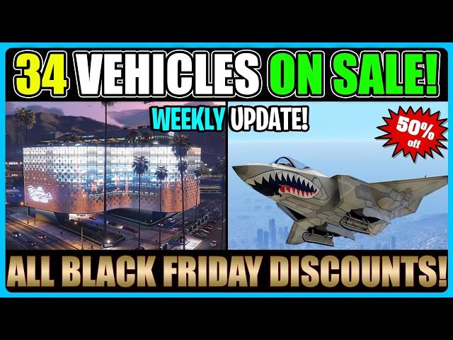 GTA 5 ONLINE WEEKLY UPDATE! EVERYTHING NEW! ALL BLACK FRIDAY DISCOUNTS!