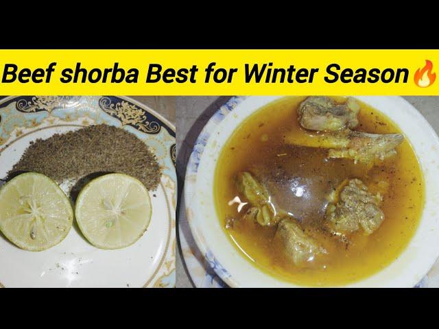 Easy Beef Shorba Recipe by MAK FOOD l Shorba for Winter season l Body Pain Relief Shorba Recipe