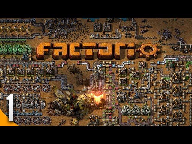 Factorio Part 1 - Full Gameplay Walkthrough Longplay No Commentary