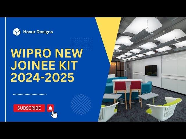 Wipro New Joiner Welcome Kit 2024