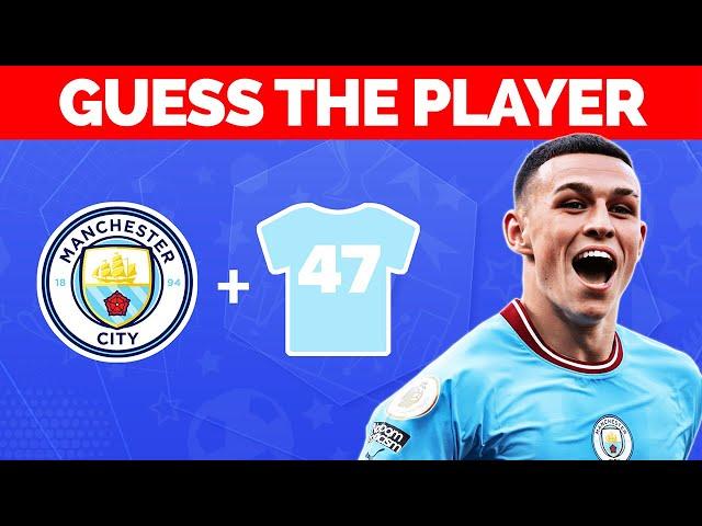 Guess the Premier League Player by Club and Jersey Number