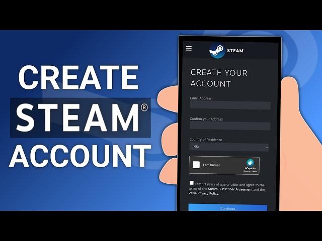 How to Make A Steam Account on Mobile | Steam Sign Up & Login Tutorial