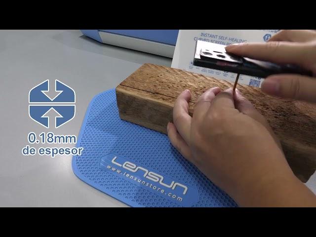 Lensun Protector de pantalla Curvo Con Autorreparación Instantánea