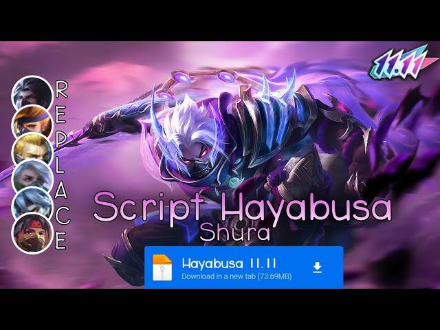 Script Skin Hayabusa 11.11 No Password | Full Effect & Voice | Update Patch Terbaru 2024