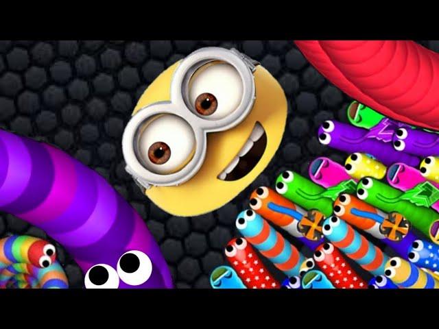 Slither.io CODE - MINION SKIN - SPECIAL SKIN GAMEPLAY -  WORLD RECORD Unlimited Length