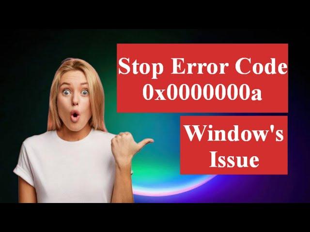 Stop Error code 0x0000000a in windows | #error #windows