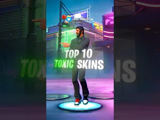 Top 10 MOST TOXIC Skins in Fortnite