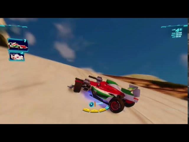 Cars 2 The Video Game | Francesco Bernoulli - Mountain Run | 9 laps