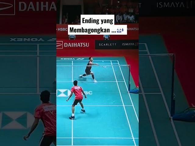 Aksi kocak Chiko Wardoyo di Final Indonesia Master 2023 #badminton #indonesiamaster2023