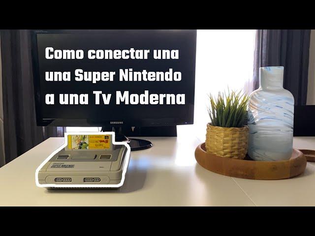 Como conectar una Super Nintendo a una Tv moderna, con diferentes  cables y dispositivos disponibles
