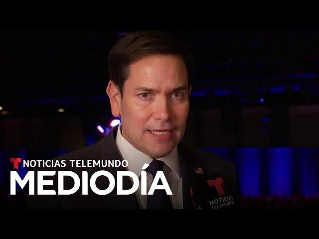 Antes de ser posible secretario de Estado, Rubio habló de una "tragedia enorme" | Noticias Telemundo