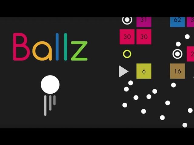 Ballz - shooter/Arkanoid style game - first play video game review!