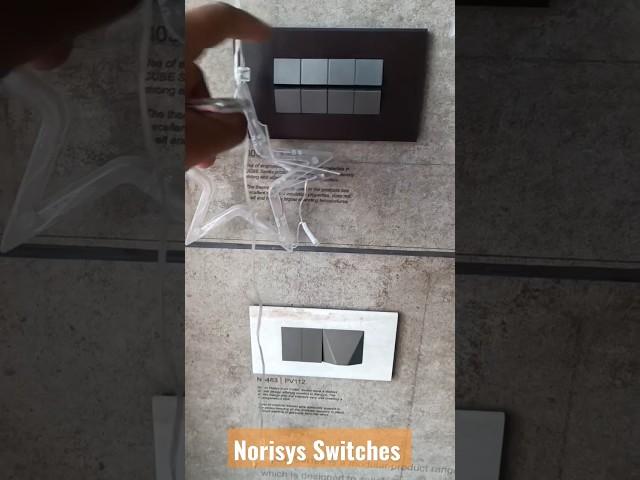 Norisys Cube series switches  #norisys #electrical #smartswitches #smart #switches #cubeseries