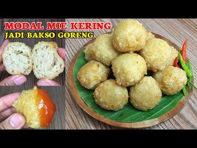 ANTI KEMPES! RESEP BAKSO GORENG ISI MIE