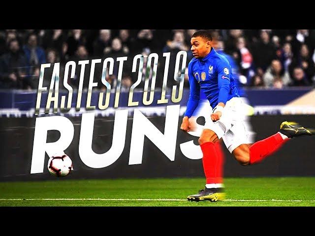 50 Fastest Sprint Speeds & Runs in Football 2019 ᴴᴰ