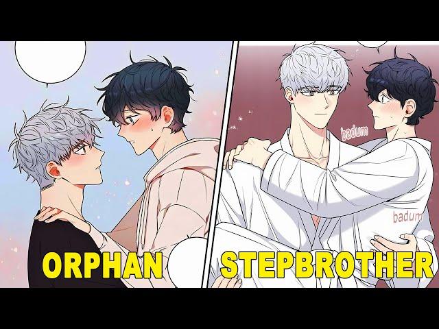 The Orphan Guy Fell In Love With His Stepbrother - BL Yaoi Manga Manhwa recap