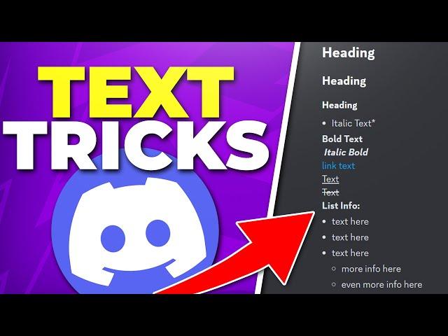 Discord Text Tricks You Should Know (Big, Bold, Italic, Underline & More)