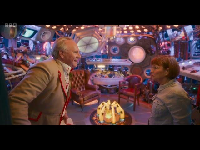 Tegan and Fifth Doctor in Tales of the TARDIS