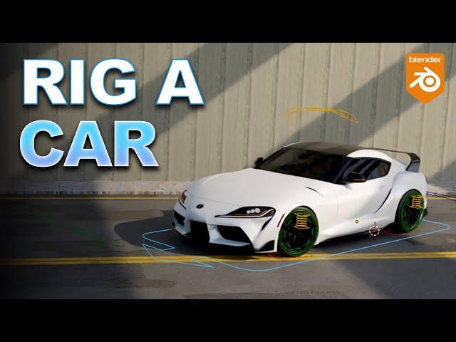 How To Rig a Car - Blender Beginner Tutorial - Rigacar Addon - اردو / हिंदी